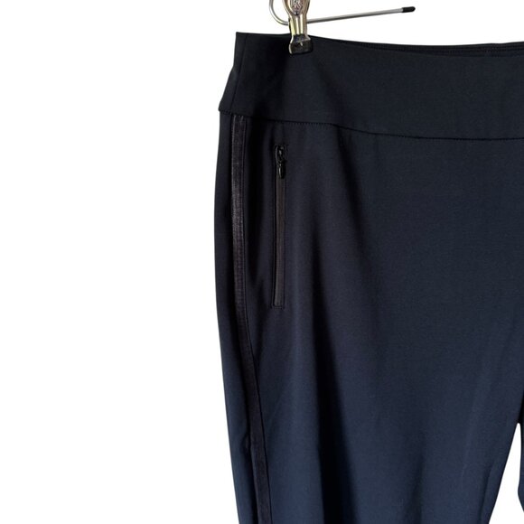 Tail Golf Athletic Pants New Pull On Side Trim UPF+50 Pockets 28" Inseam Black - Picture 6 of 16